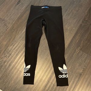 Ladies black Adidas legging
